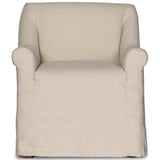 Bridges Slipcover Arm Chair, Brussels Natural