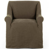 Bridges Slipcover Arm Chair, Brussels Coffee