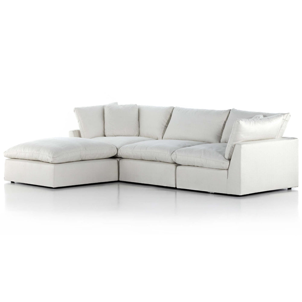 Stevie 3 Piece LAF Sectional w/ Ottoman-High Fashion Home