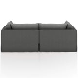 Habitat 87" Double Chaise Sectional, Fallon Charcoal-Furniture - Sofas-High Fashion Home