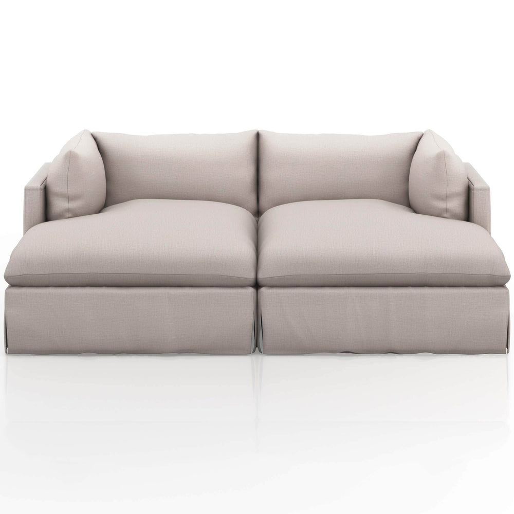 Habitat 87" Double Chaise Sectional, Bennett Moon-Furniture - Sofas-High Fashion Home