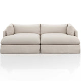 Habitat 102" Double Chaise Sectional, Valley Nimbus-Furniture - Chairs-High Fashion Home