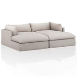 Habitat 102" Double Chaise Sectional, Bennett Moon-Furniture - Sofas-High Fashion Home