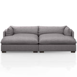 Westwood 102" Double Chaise, Valley Silver Moon-Furniture - Sofas-High Fashion Home