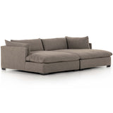 Westwood 102" Double Chaise, Torrance Rock-High Fashion Home