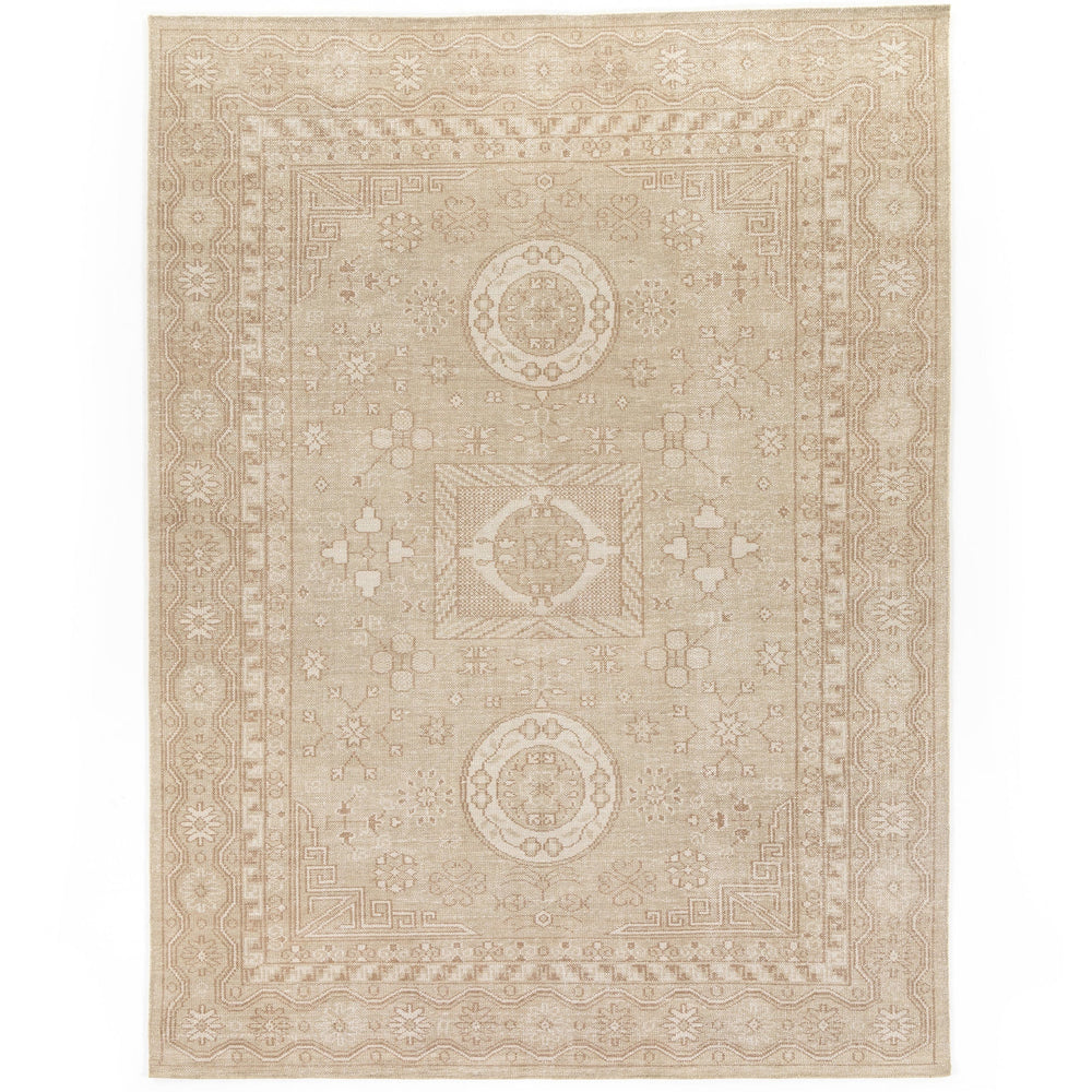 Cortona Hand Knotted Rug, Cream-Rugs1-High Fashion Home