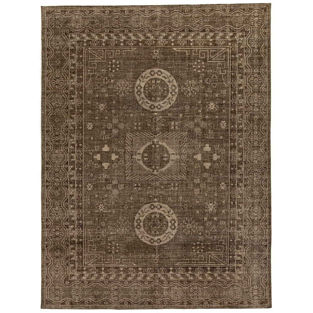 Cortona Hand Knotted Rug, Olive-Rugs1-High Fashion Home