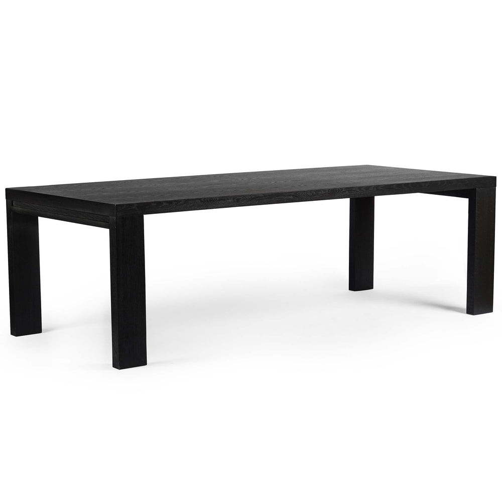 Millie Dining Table, Drifted Matte Black