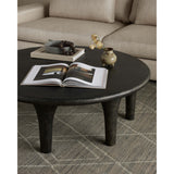 Kelden Coffee Table, Raw Black-High Fashion Home