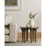 Kelden End Table, Aged Bronze-Furniture - Accent Tables-High Fashion Home