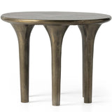 Kelden End Table, Aged Bronze-Furniture - Accent Tables-High Fashion Home