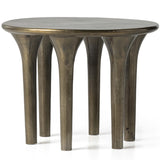 Kelden End Table, Aged Bronze-Furniture - Accent Tables-High Fashion Home