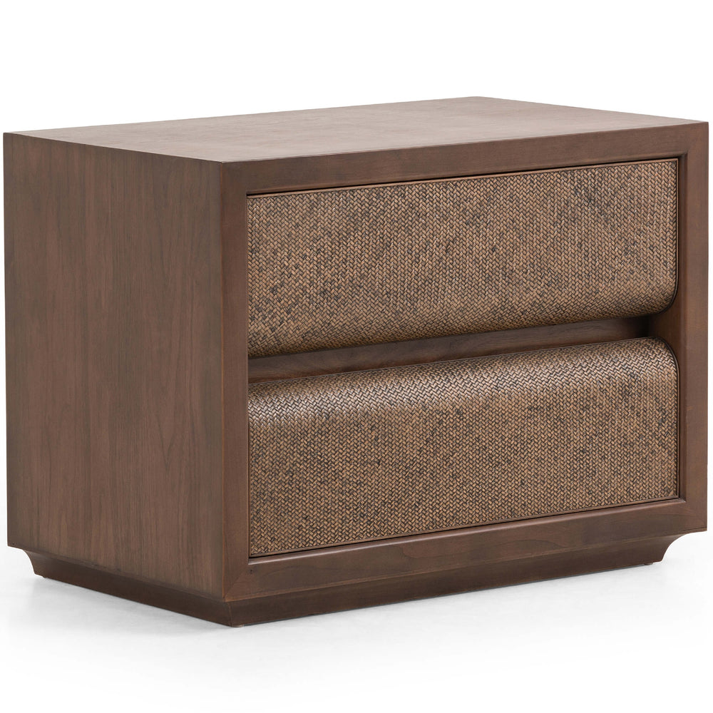 Maho Nightstand, Dark Walnut