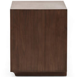 Maho Nightstand, Dark Walnut