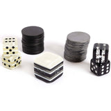 Backgammon, Spalted White-Accessories-High Fashion Home