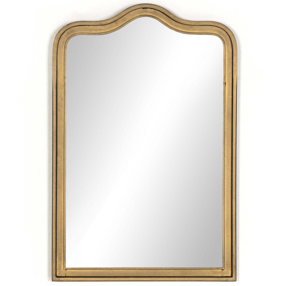 Effie Mirror, Raw Antique Brass-Accessories-High Fashion Home