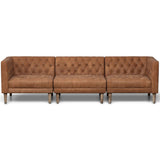 Williams Leather 3 Piece Sofa-Furniture - Sofas-High Fashion Home