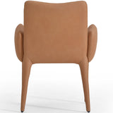 Monza Leather Arm Chair, Heritage Camel