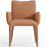 Monza Leather Arm Chair, Heritage Camel