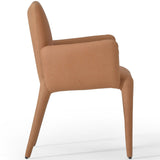 Monza Leather Arm Chair, Heritage Camel