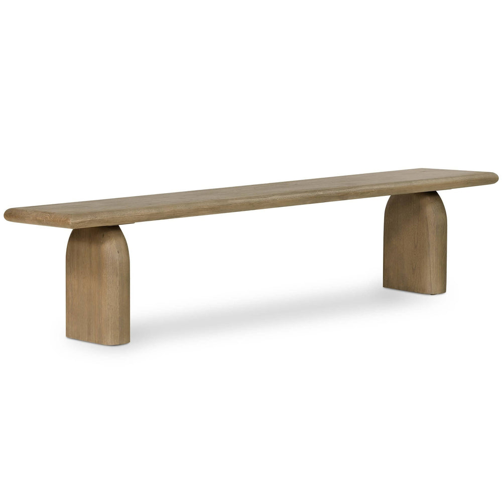 Sorrento Dining Bench, Aged Drift