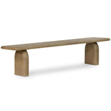 Sorrento Dining Bench, Aged Drift