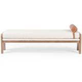 Conlen Bench, Gibson White-Furniture - Chairs-High Fashion Home