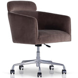 Pacha Desk Chair, Opal Mink-Furniture - Office-High Fashion Home