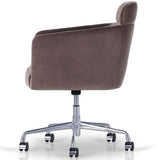 Pacha Desk Chair, Opal Mink-Furniture - Office-High Fashion Home