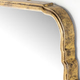 Loire Mirror, Antiqued Gold Leaf