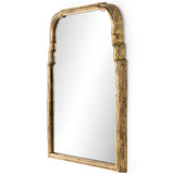 Loire Mirror, Antiqued Gold Leaf