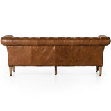 Briscoe 82" Leather Sofa, Vintage Soft Camel-Furniture - Sofas-High Fashion Home