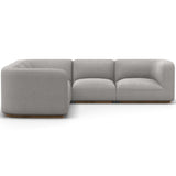 Mabry 5 Piece Sectional, Gibson Silver