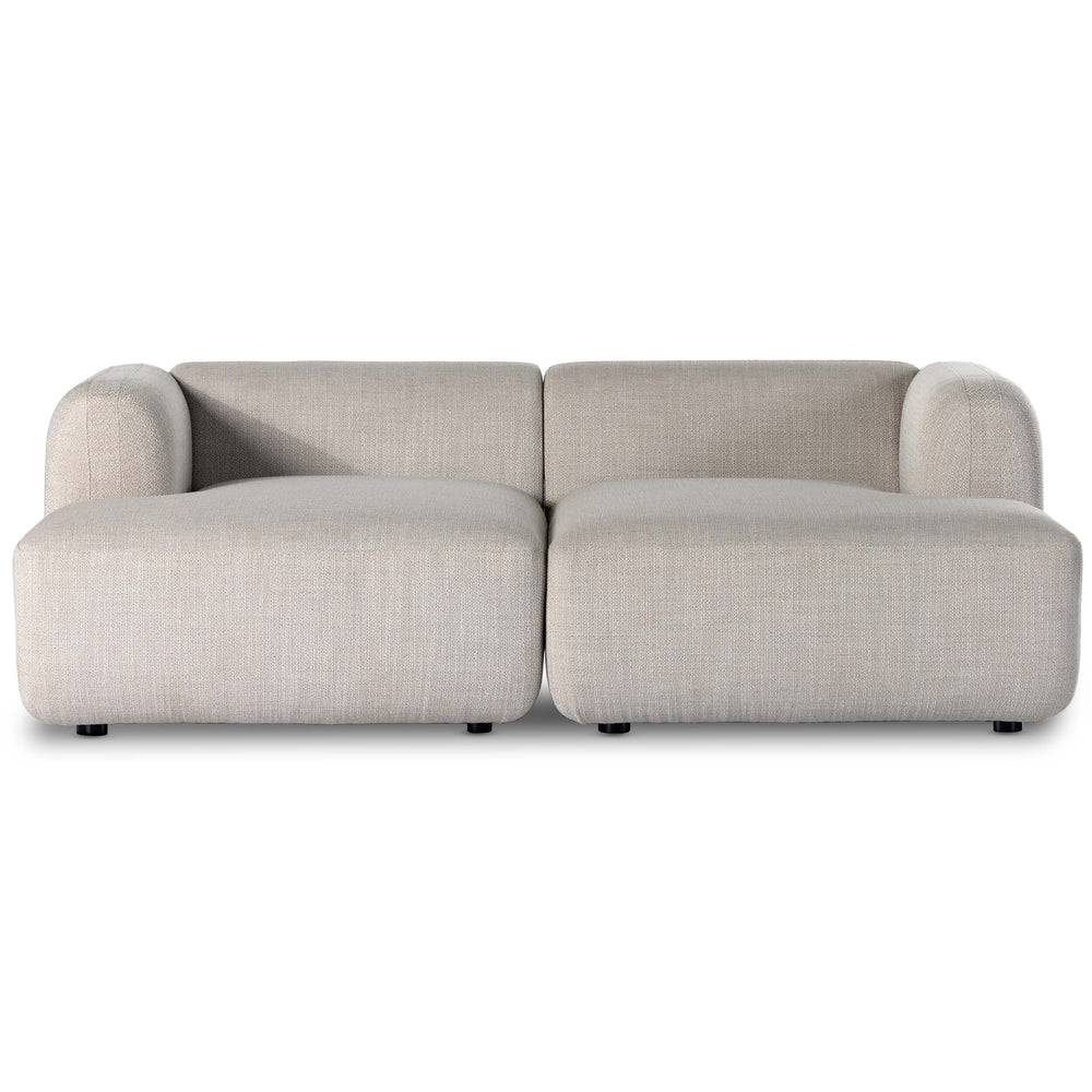 Nara 2 Piece Media Lounger, Gibson Wheat