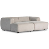 Nara 2 Piece Media Lounger, Gibson Wheat