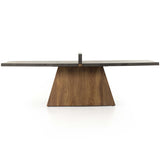 Ping Pong Table, Natural Brown Guanacaste-Furniture - Accent Tables-High Fashion Home