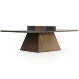 Ping Pong Table, Natural Brown Guanacaste-Furniture - Accent Tables-High Fashion Home