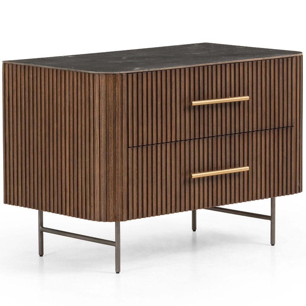 Fletcher Large Nightstand, Terra Brown