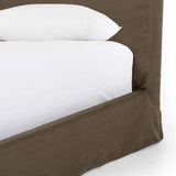 Daphne Slipcover Bed, Brussels Coffee