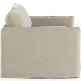 Luisa 96" Slipcover Sofa, Bergamo Canvas-Furniture - Sofas-High Fashion Home