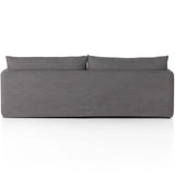 Luisa 96" Slipcover Sofa, Bergamo Charcoal-Furniture - Sofas-High Fashion Home