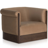 Colby Swivel Chair, Merill Camel