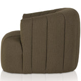 Elliana Swivel Chair, Boucle Olive