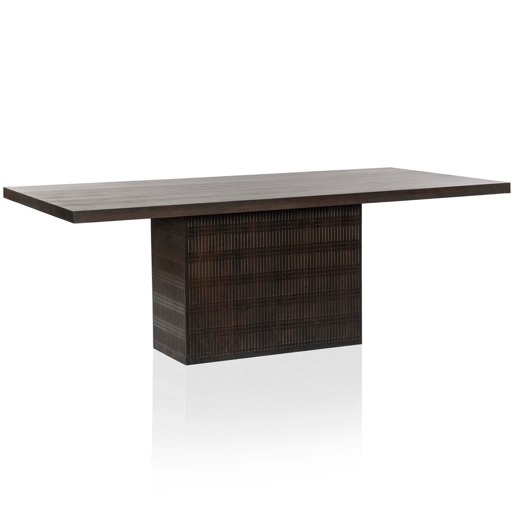 Kelby Dining Table, Vintage Brown