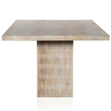 Kelby Dining Table, Light Wash