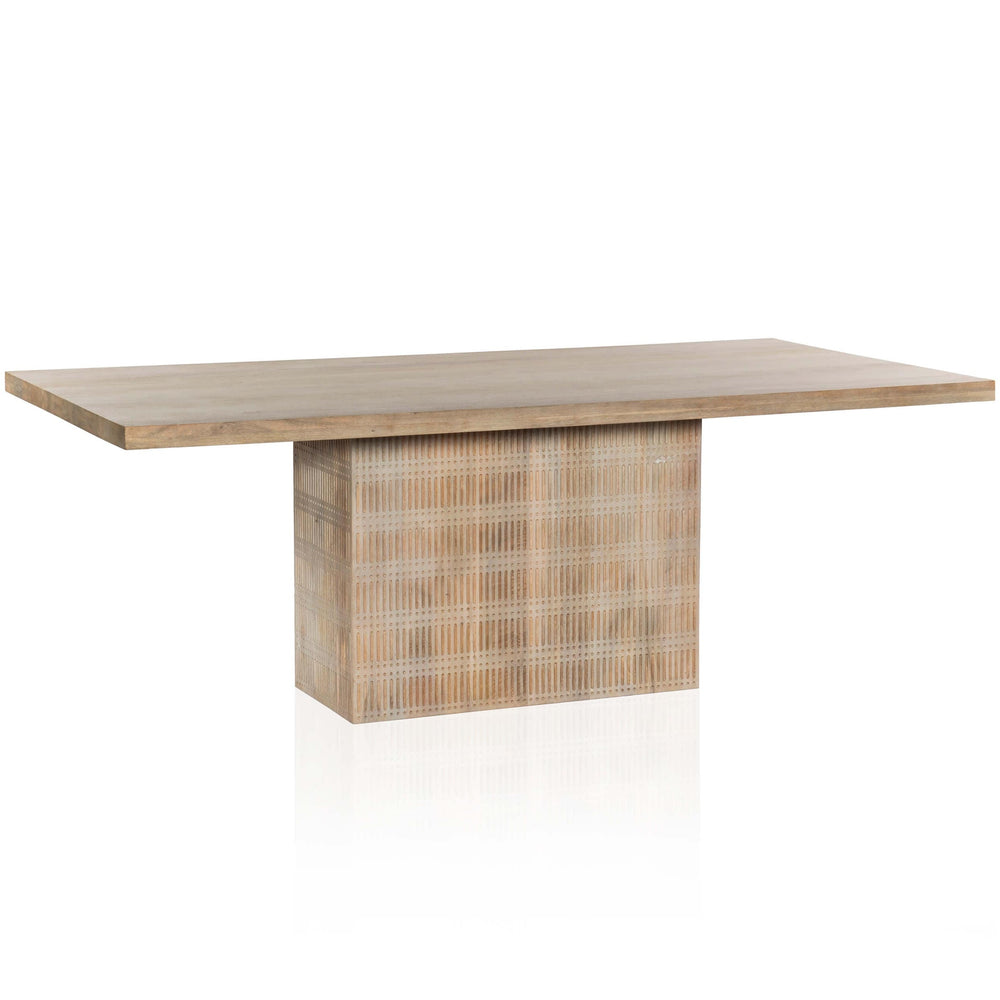 Kelby Dining Table, Light Wash