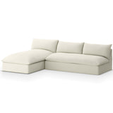 Grant Outdoor 2 Piece Sectional, Faye Cream-Furniture - Sofas-High Fashion Home