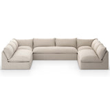 Grant Outdoor 5 Piece Sectional, Faye Sand-Furniture - Sofas-High Fashion Home