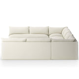 Grant Outdoor 5 Piece Sectional, Faye Cream-Furniture - Sofas-High Fashion Home