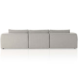 Brylee 3 Piece Sectional, Torrance Silver